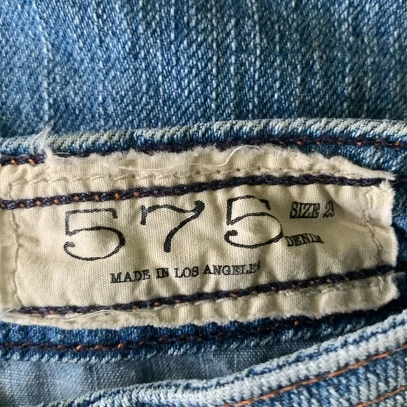 575 LOS ANGELES JEANS DISTRESSED Size 29 - Picture 9 of 13